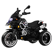 Детский электромотоцикл RiverToys М008БХ серый 01
